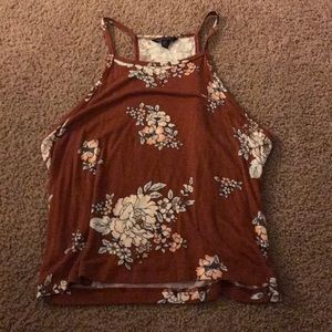Floral print tank top